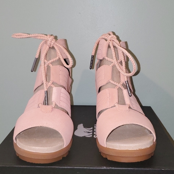 NWT  Sorel  Joanie II lace sandal- tonic melon - Picture 2 of 8
